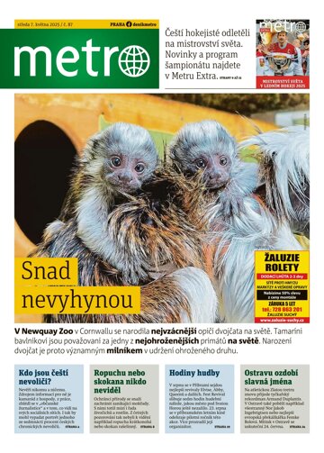 Obálka e-magazínu deník METRO 7.5.2025