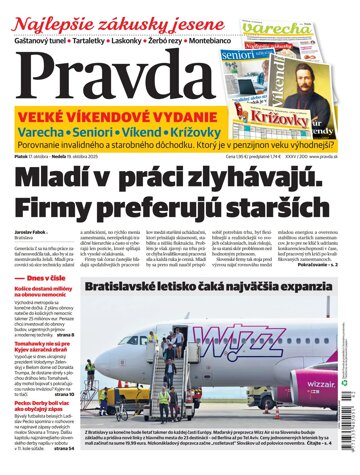Obálka e-magazínu Pravda 17. 10. 2025