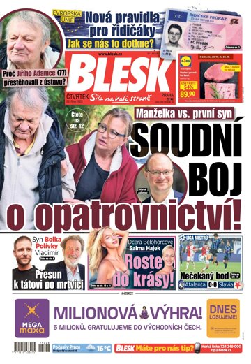 Obálka e-magazínu Blesk 23.10.2025