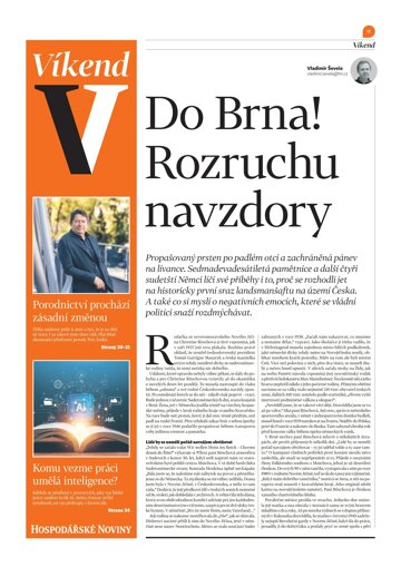 Obálka e-magazínu Hospodářské noviny - příloha Víkend 097 - 22.5.2026 Víkend