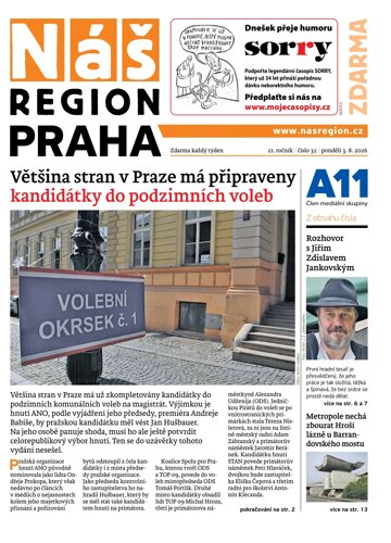 Obálka e-magazínu Náš Region - Praha 32/2026