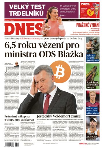 Obálka e-magazínu MF Dnes 4.8.2026
