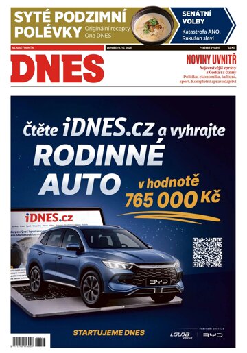 Obálka e-magazínu MF Dnes 19.10.2026