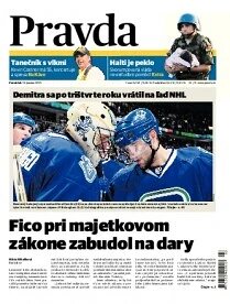 Obálka e-magazínu Pravda 18.1.2010