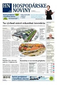 Obálka e-magazínu Hospodárske noviny 26.11.2013