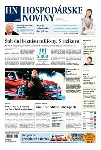 Obálka e-magazínu Hospodárske noviny 15.01.2014