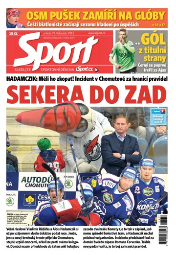Obálka e-magazínu Sport 28.11.2015