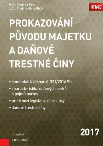 Obálka e-magazínu Prokazování původu majetku a daňové trestné činy