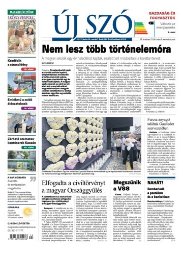 Obálka e-magazínu Új Szó 14.6.2017
