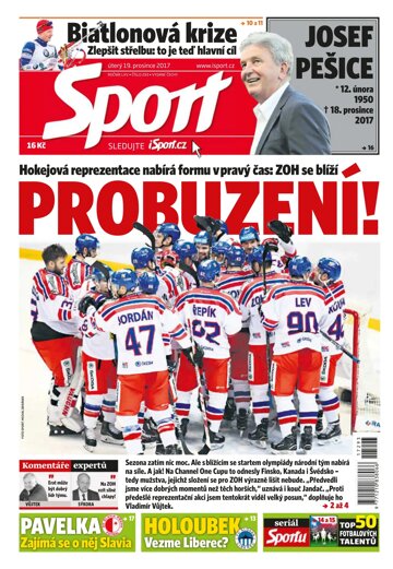 Obálka e-magazínu Sport 19.12.2017