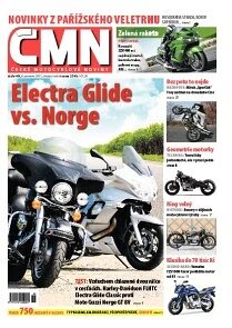 Obálka e-magazínu ČESKÉ MOTOCYKLOVÉ NOVINY 49/2011