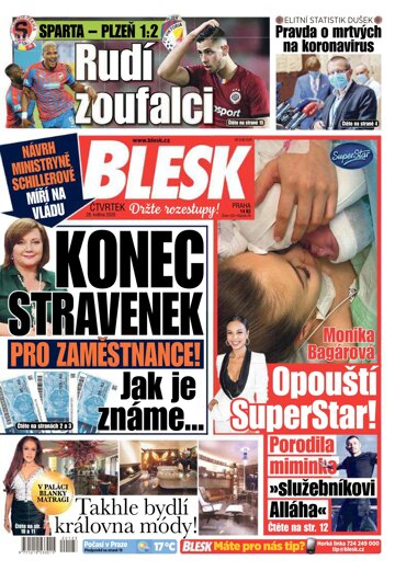 Obálka e-magazínu Blesk 28.5.2020