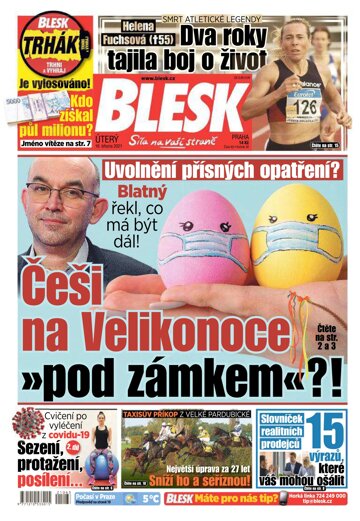 Obálka e-magazínu Blesk 16.3.2021