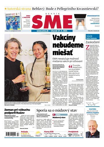 Obálka e-magazínu SME 27-4-2021