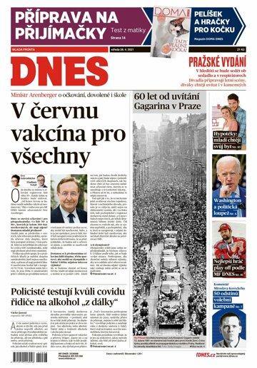 Obálka e-magazínu MF Dnes 28.4.2021