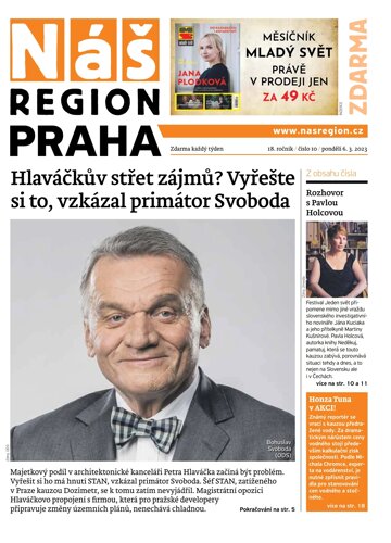 Obálka e-magazínu Náš Region - Praha 10/2023