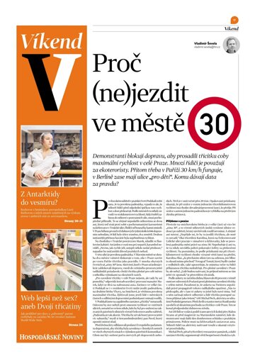 Obálka e-magazínu Hospodářské noviny - příloha Víkend 083 - 28.4.2023 Víkend