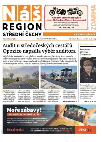 Obálka e-magazínu Náš Region - Střední Čechy 24/2023