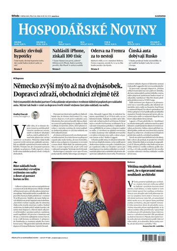 Obálka e-magazínu Hospodářské noviny 152 - 9.8.2023