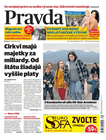 Obálka e-magazínu Pravda 28. 9. 2023