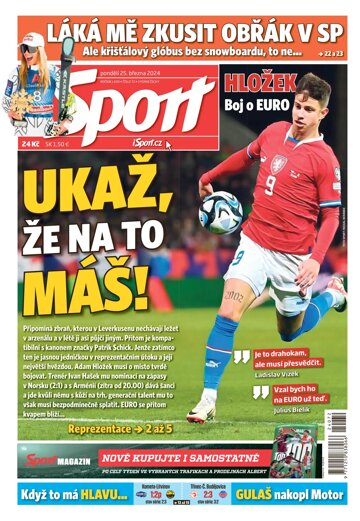 Obálka e-magazínu Sport 25.3.2024