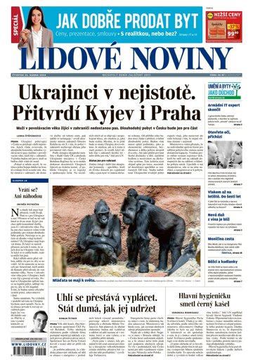 Obálka e-magazínu Lidové noviny 25.4.2024