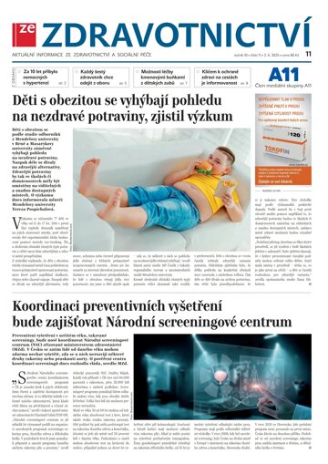 Obálka e-magazínu Ze Zdravotnictví 11/2025