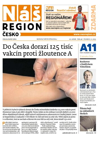 Obálka e-magazínu Náš Region - Česko 46/2025