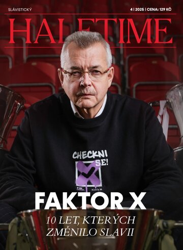 Obálka e-magazínu HALFTIME 21: FAKTOR X 10 let, kterých změnilo Slavii