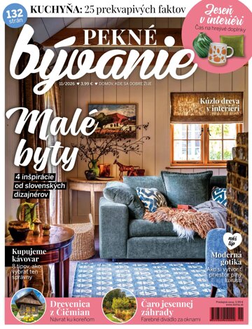 Obálka e-magazínu Pekné bývanie 11/2026