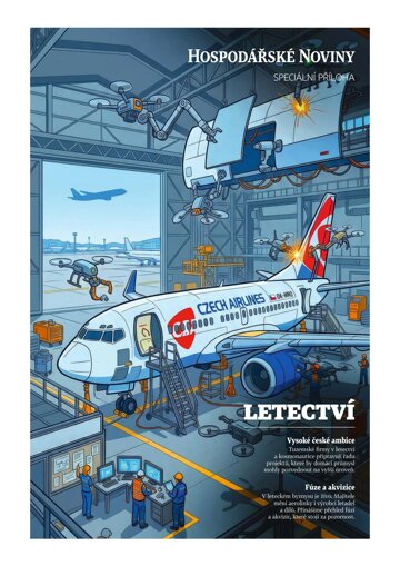 Obálka e-magazínu Hospodářské noviny - příloha 208 - 29.10.2026 Letectví