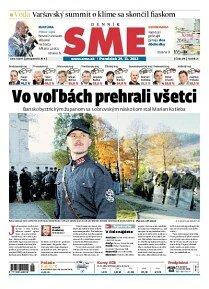 Obálka e-magazínu SME 25.11.2013
