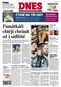 Obálka e-magazínu MF Dnes 19.4.2014