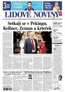 Obálka e-magazínu Lidové noviny 25.10.2014