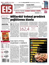 Obálka e-magazínu E15 27.10.2014