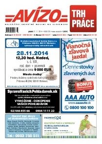 Obálka e-magazínu AVIZO 139 (21.11.2014)