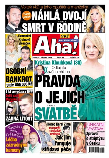 Obálka e-magazínu AHA! 7.3.2015