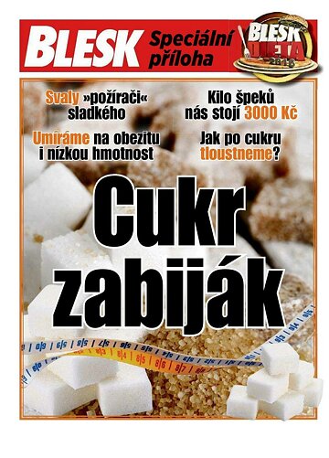 Obálka e-magazínu Blesk příloha CUKR ZABIJÁK - 11.1.2016