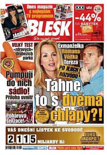 Obálka e-magazínu Blesk 30.9.2016