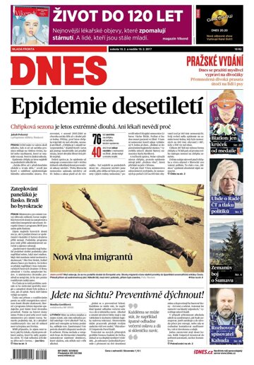Obálka e-magazínu MF Dnes 18.2.2017