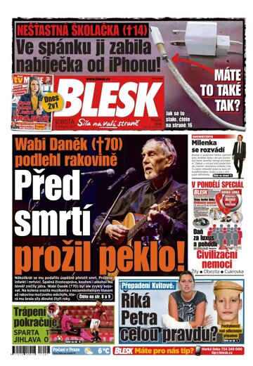 Obálka e-magazínu Blesk 18.11.2017