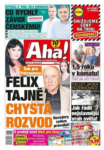 Obálka e-magazínu AHA! 3.4.2018