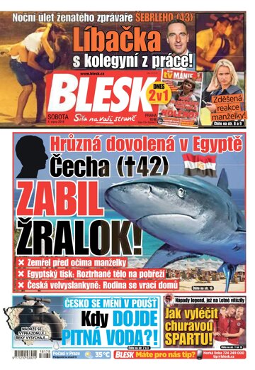 Obálka e-magazínu Blesk 4.8.2018