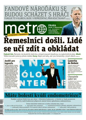 Obálka e-magazínu deník METRO 6.3.2019