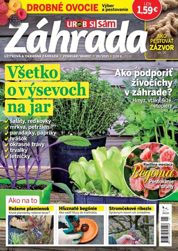 Obálka e-magazínu Záhrada 2021 01