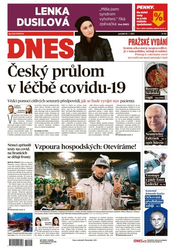 Obálka e-magazínu MF Dnes 25.1.2021