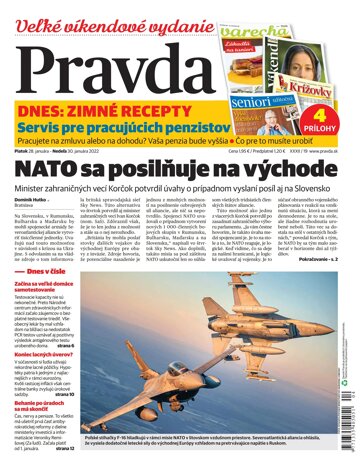 Obálka e-magazínu Pravda 28. 1. 2022