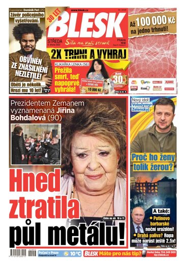 Obálka e-magazínu Blesk 9.3.2022