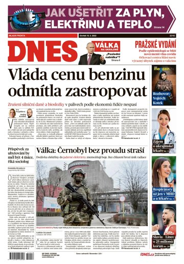 Obálka e-magazínu MF Dnes 10.3.2022