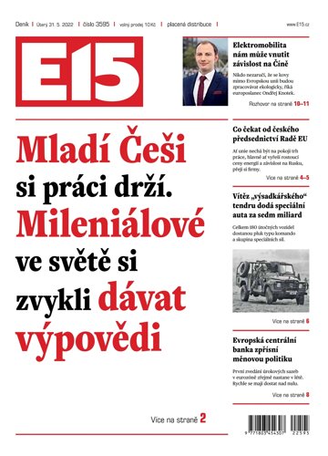 Obálka e-magazínu E15 31.5.2022